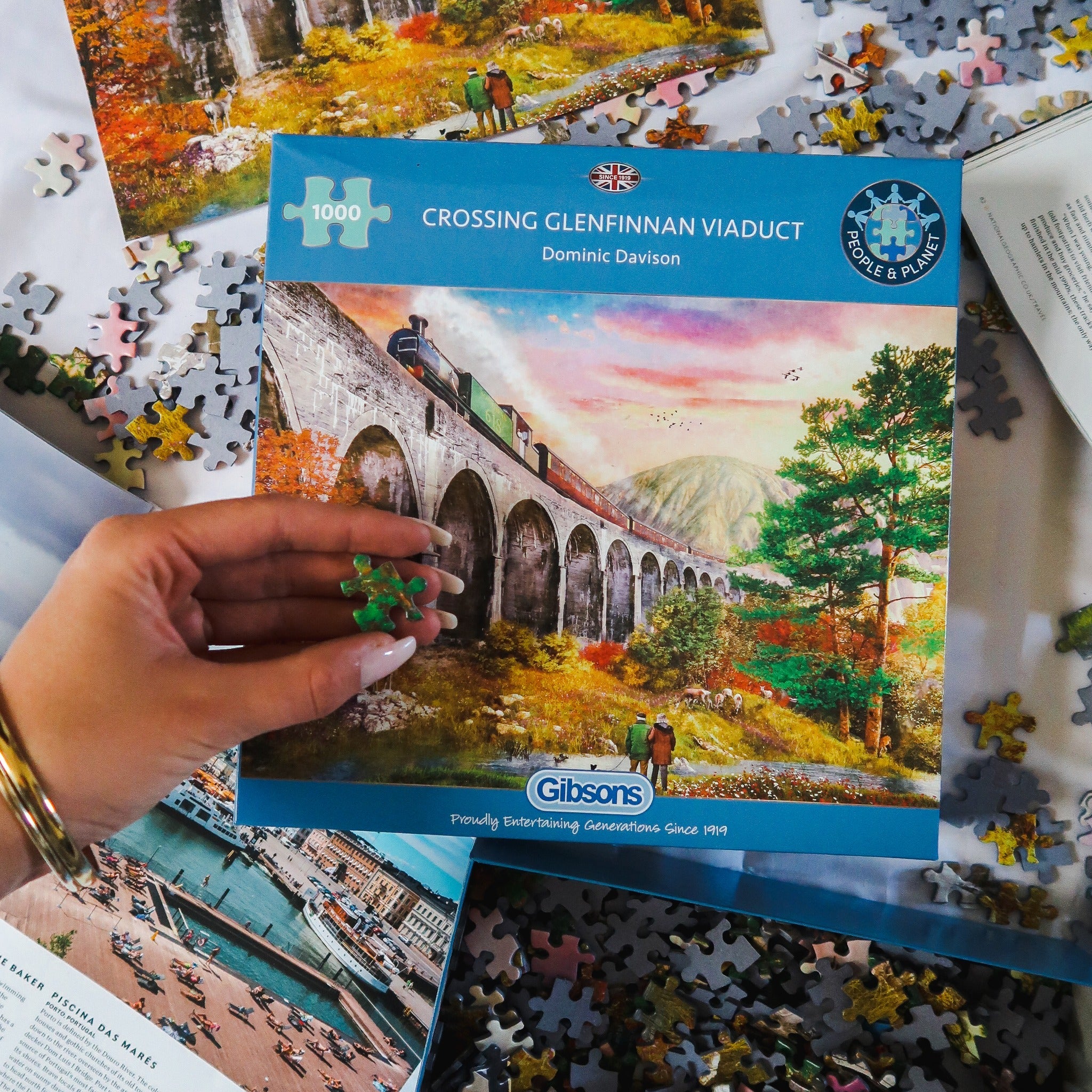 Crossing Glenfinnan Viaduct Jigsaw - 1000 Pieces