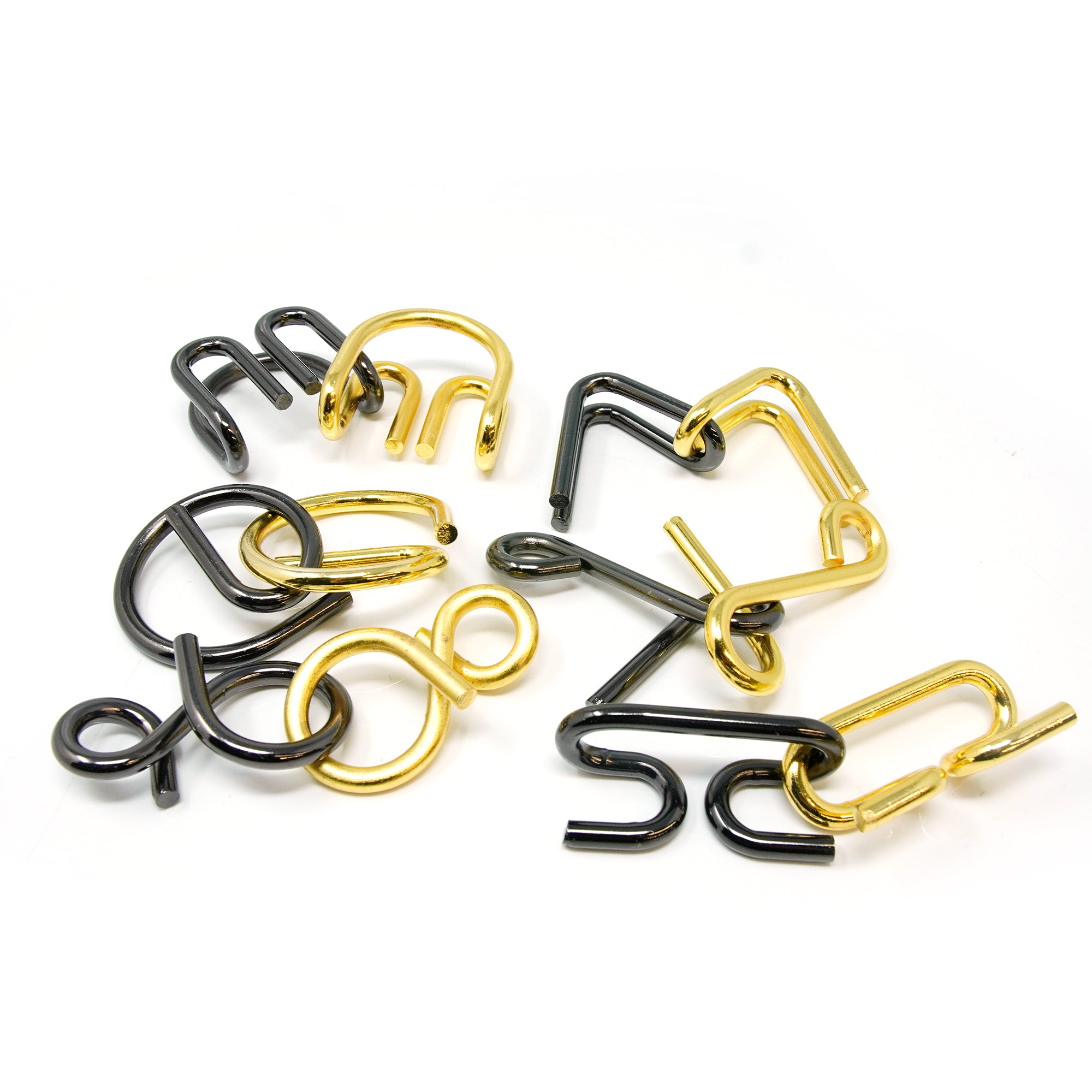Classic Metal Puzzles - Set of 6