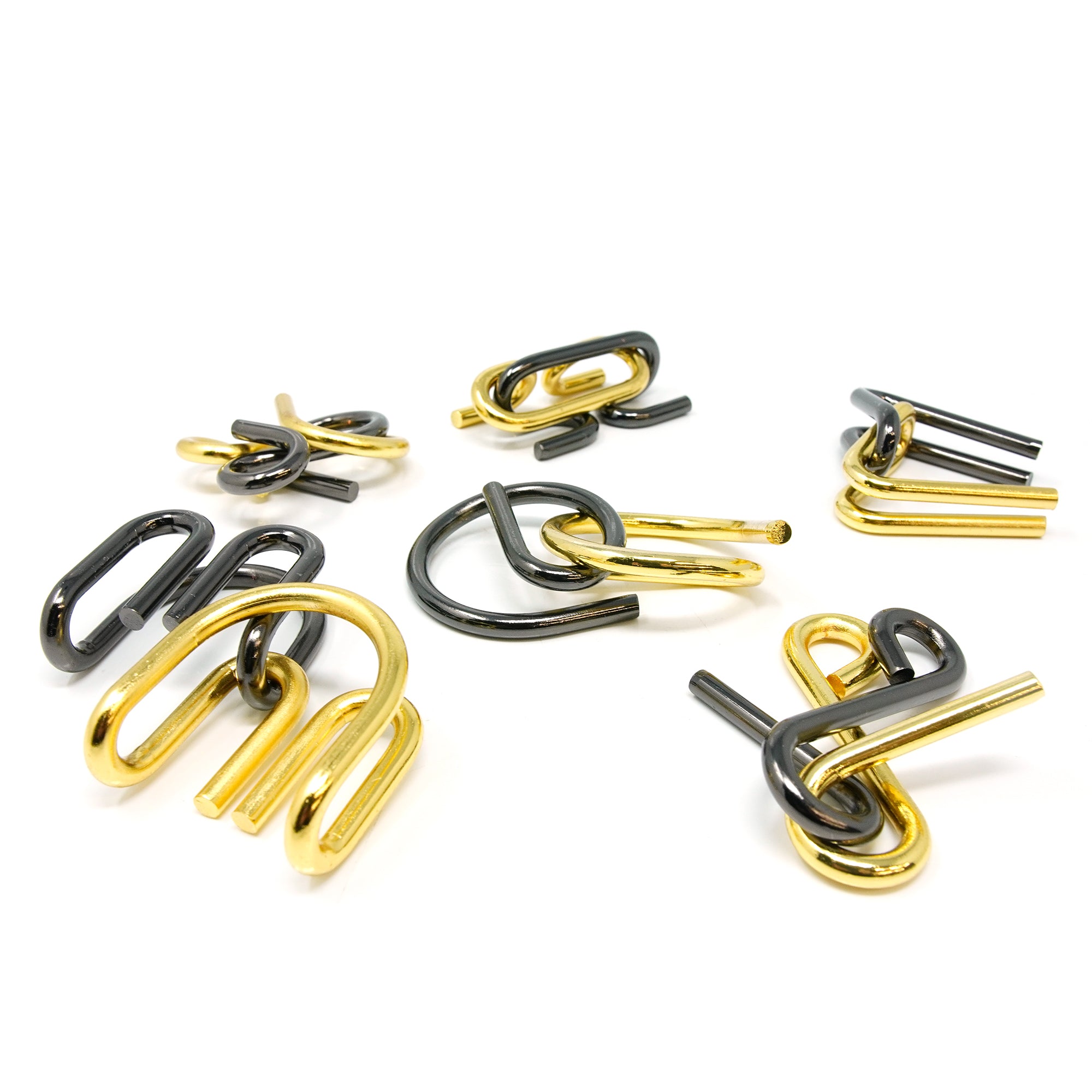 Classic Metal Puzzles - Set of 6