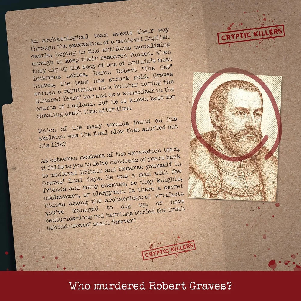 Murder in Medieval Britain Cold Case Puzzle
