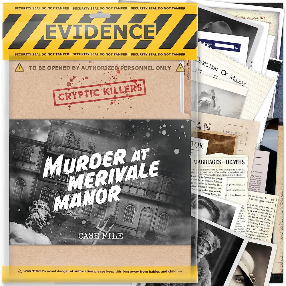 Murder at Merivale Manor Cold Case Puzzle