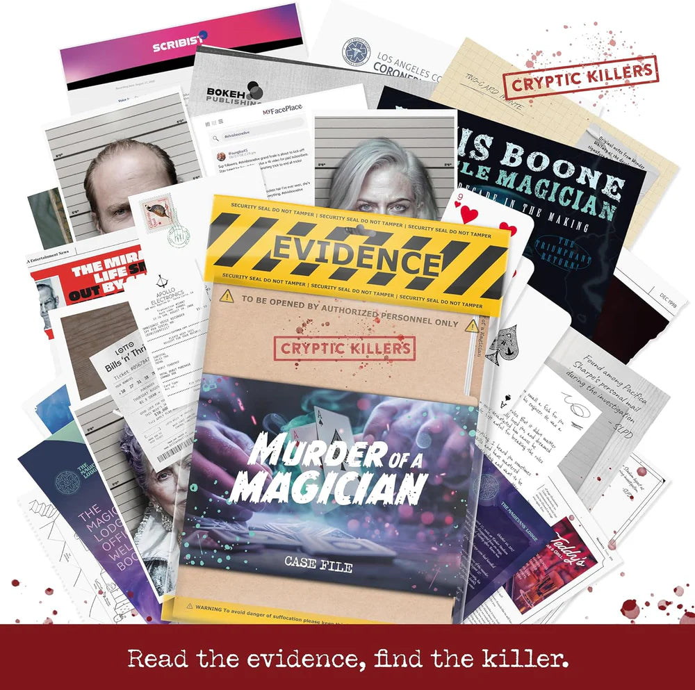 Murder of a Magician Cold Case Puzzle