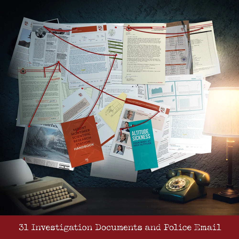 Murder on Mount Mortimer Cold Case Puzzle