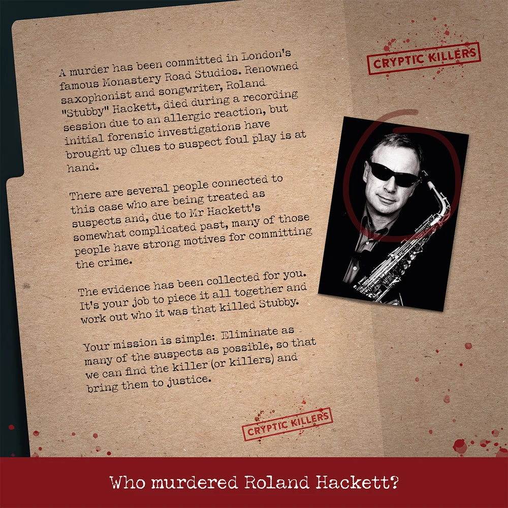 Murder Of A Musician Casino Cold Case Puzzle