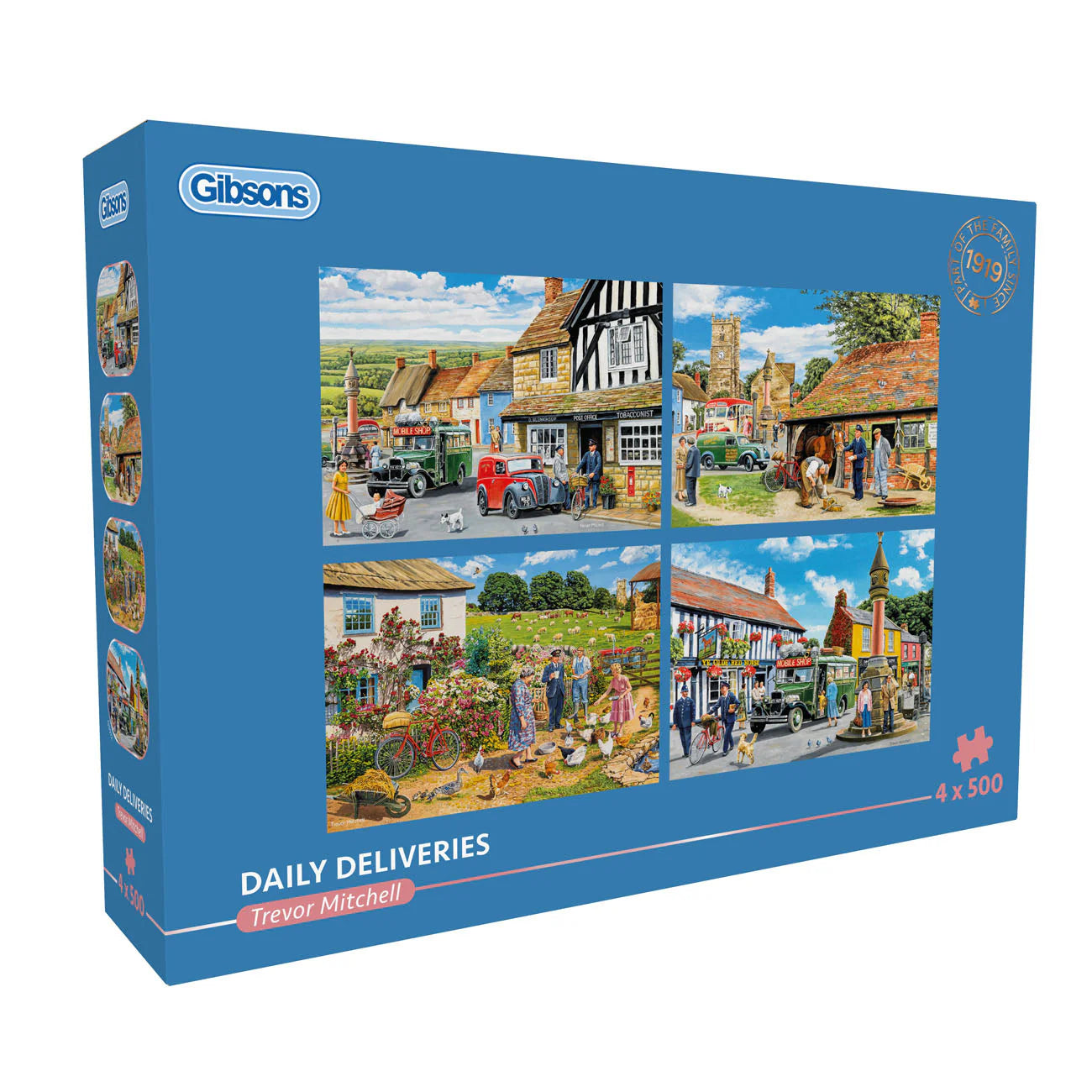 Daily Deliveries Jigsaws - 4 x 500 Pieces