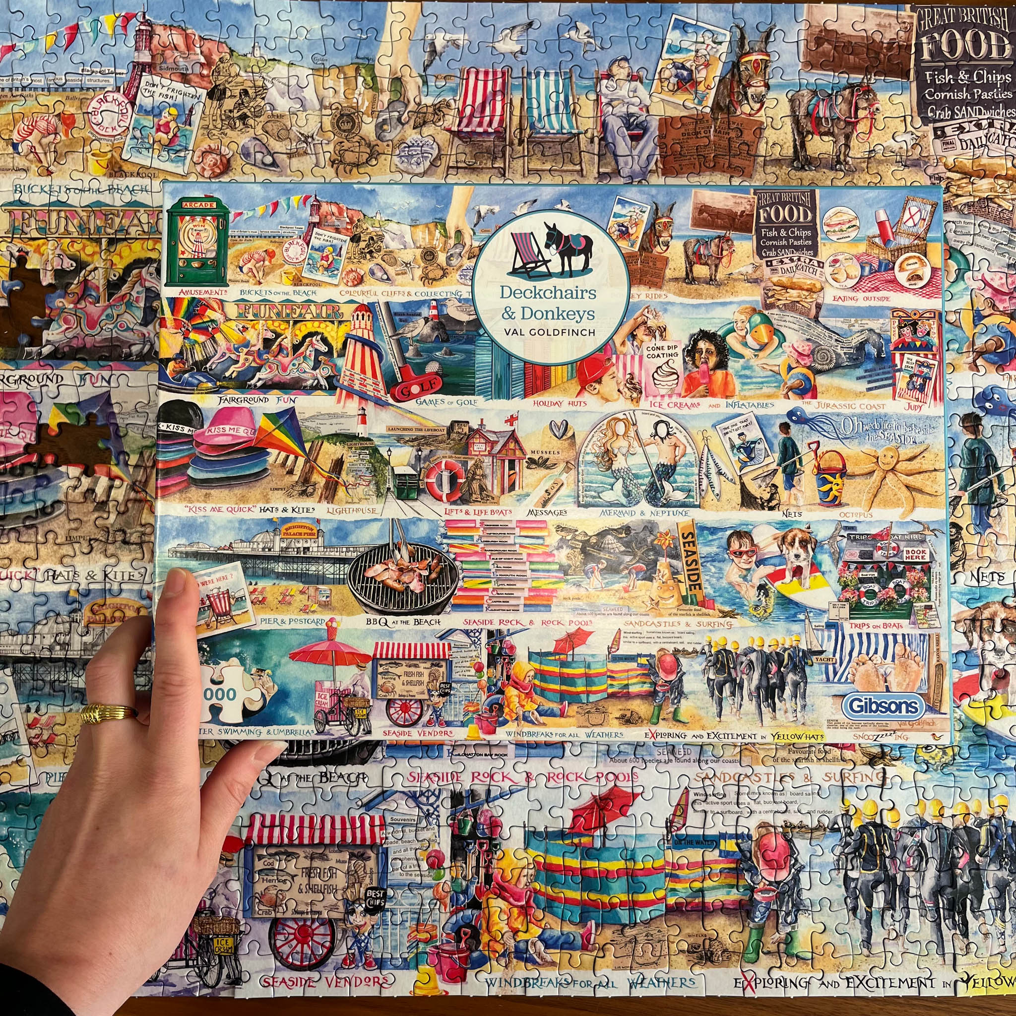 Deckchairs and Donkeys Jigsaw - 1000 Pieces