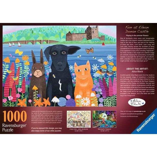 Fun At Eileen Donan Castle Jigsaw - 1000 Pieces