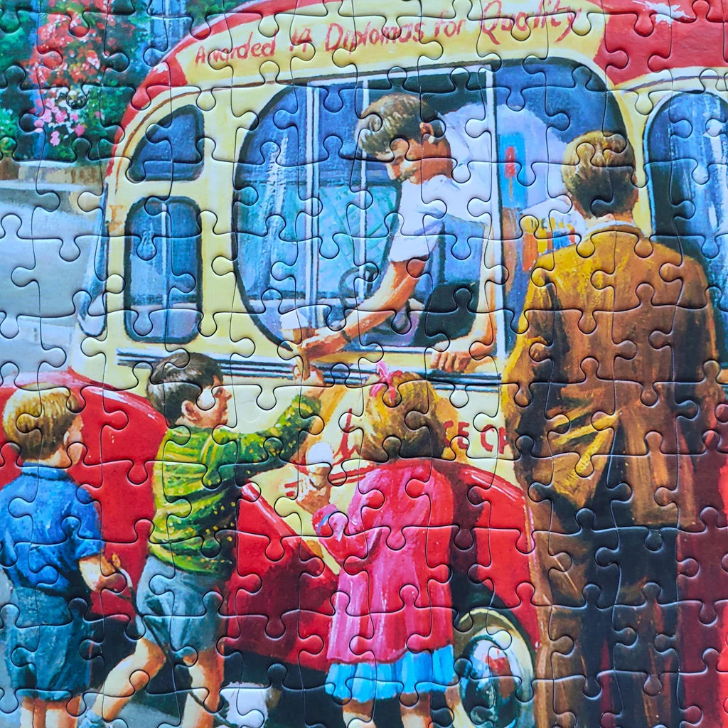 Ice Cream By The River Panoramic Jigsaw - 636 Pieces