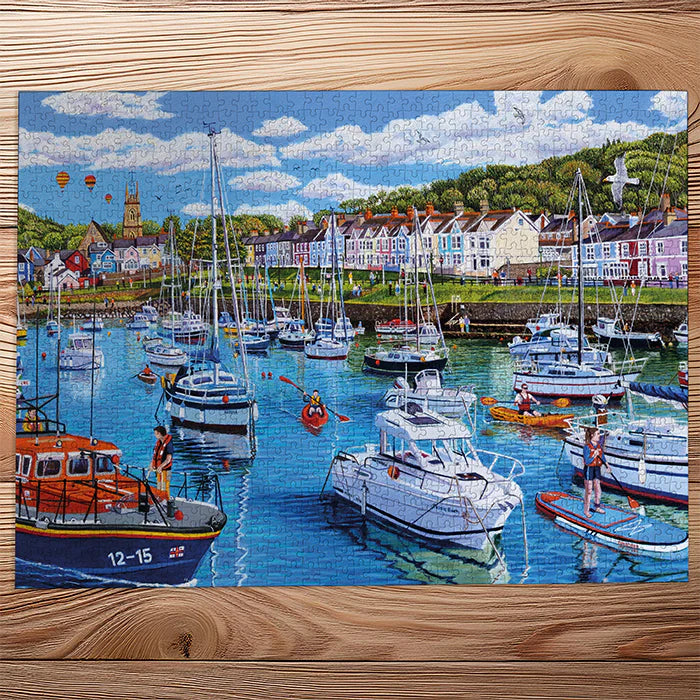 Aberaeron Cardigan Bay Jigsaw - 1000 Pieces