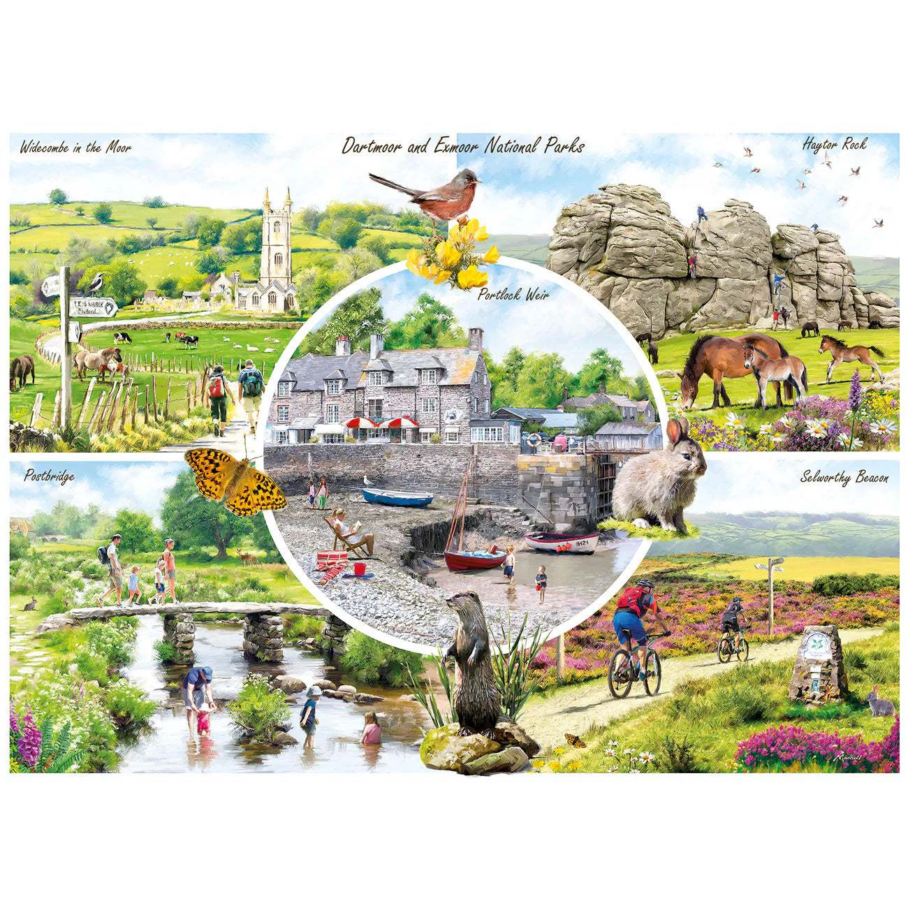 Dartmoor & Exmoor Jigsaw - 1000 Pieces