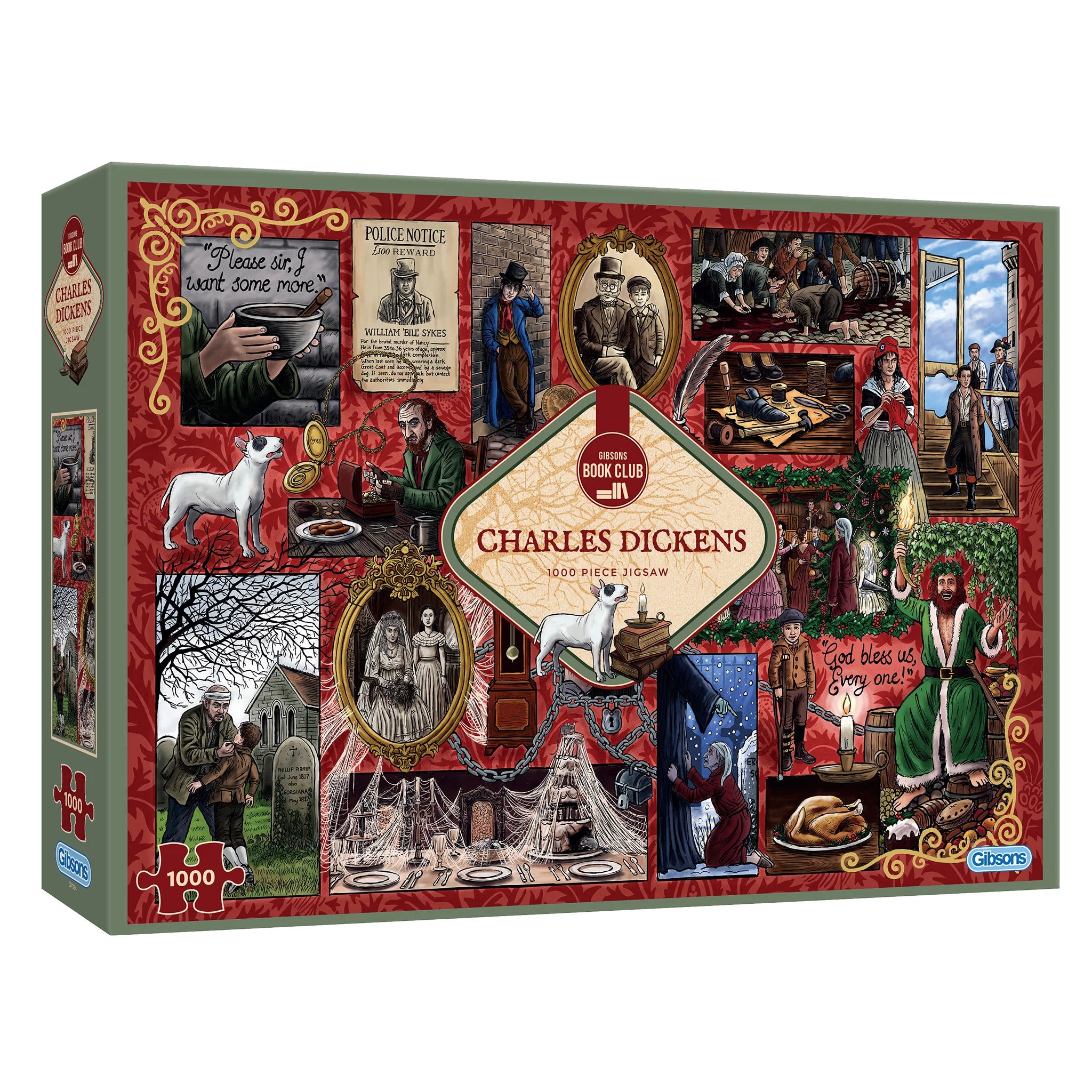 Book Club: Charles Dickens Jigsaw - 1000 Pieces