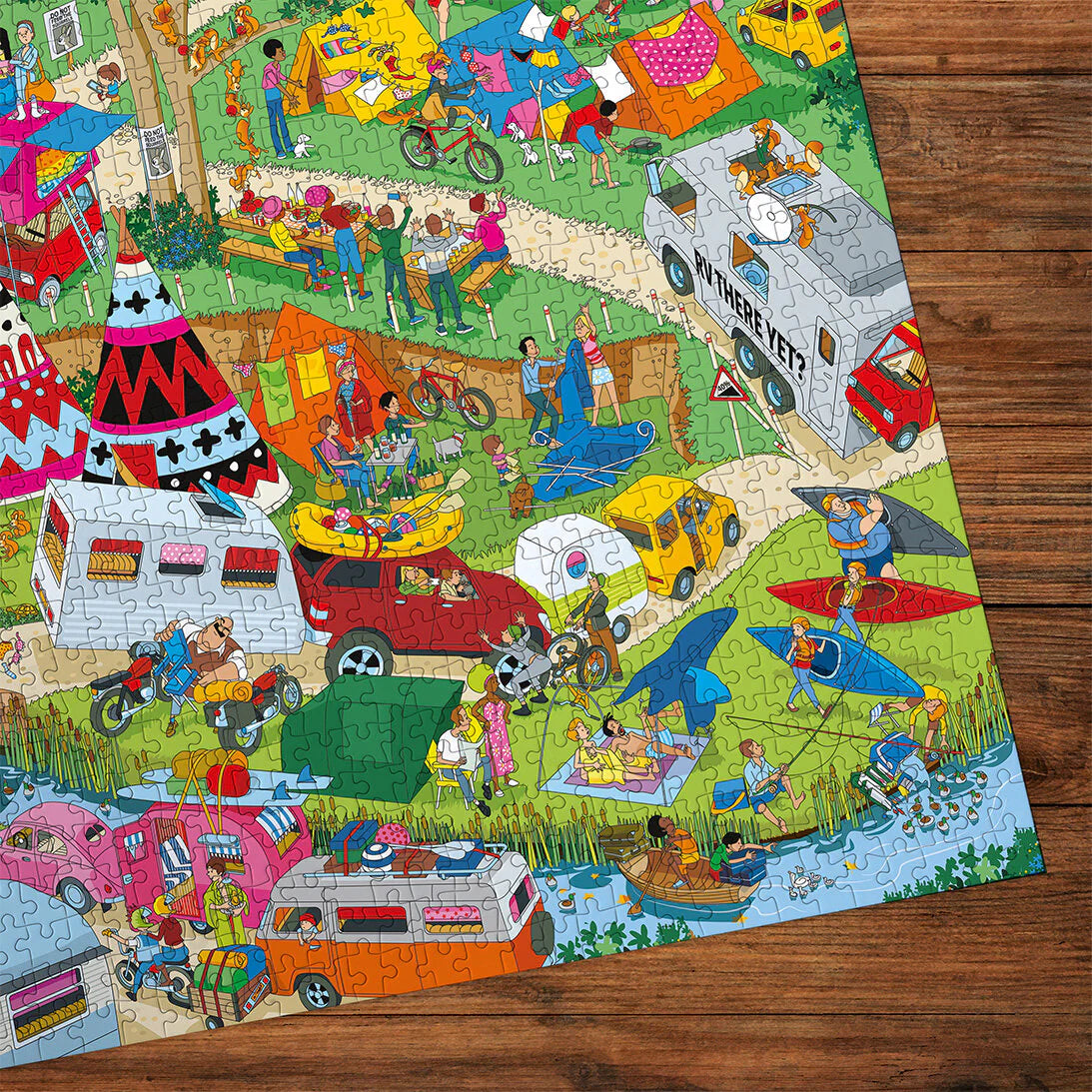 Jokesaws: Campsite Capers Jigsaw - 1000 Pieces