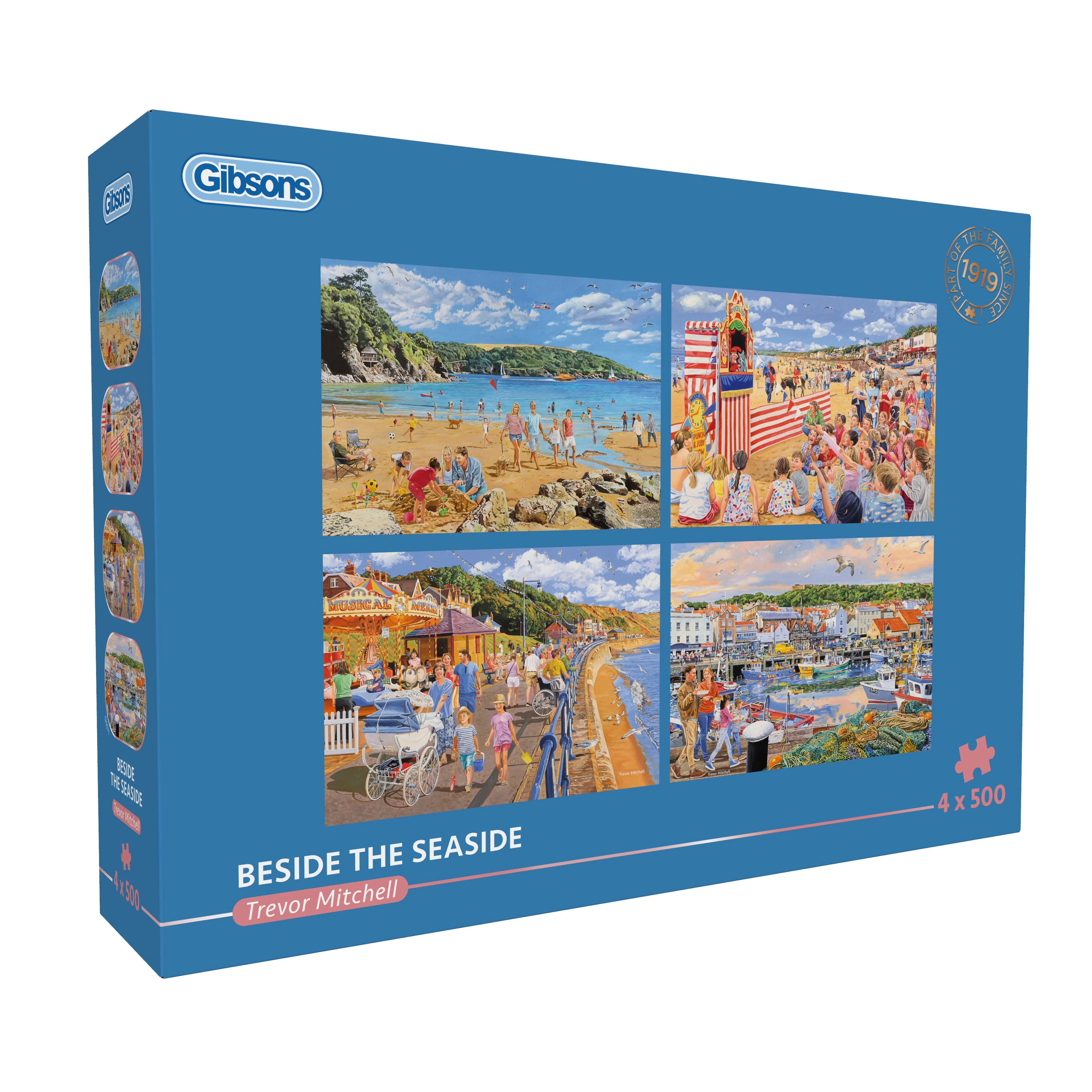 Beside The Seaside Jigsaws - 4 x 500 Pieces
