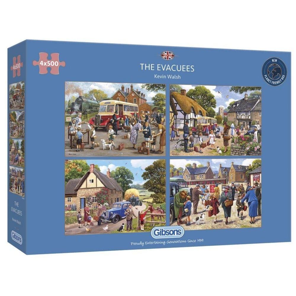 The Evacuees Jigsaws - 4 x 500 Pieces