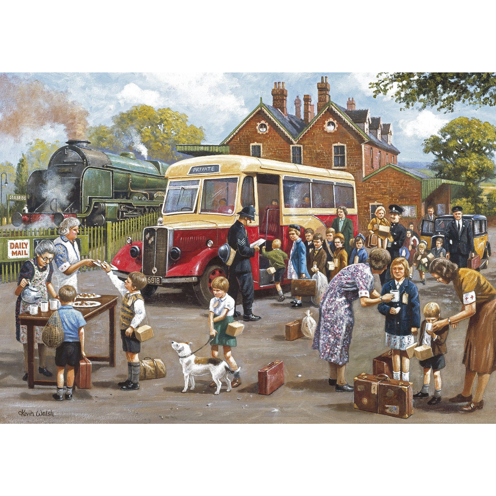 The Evacuees Jigsaws - 4 x 500 Pieces