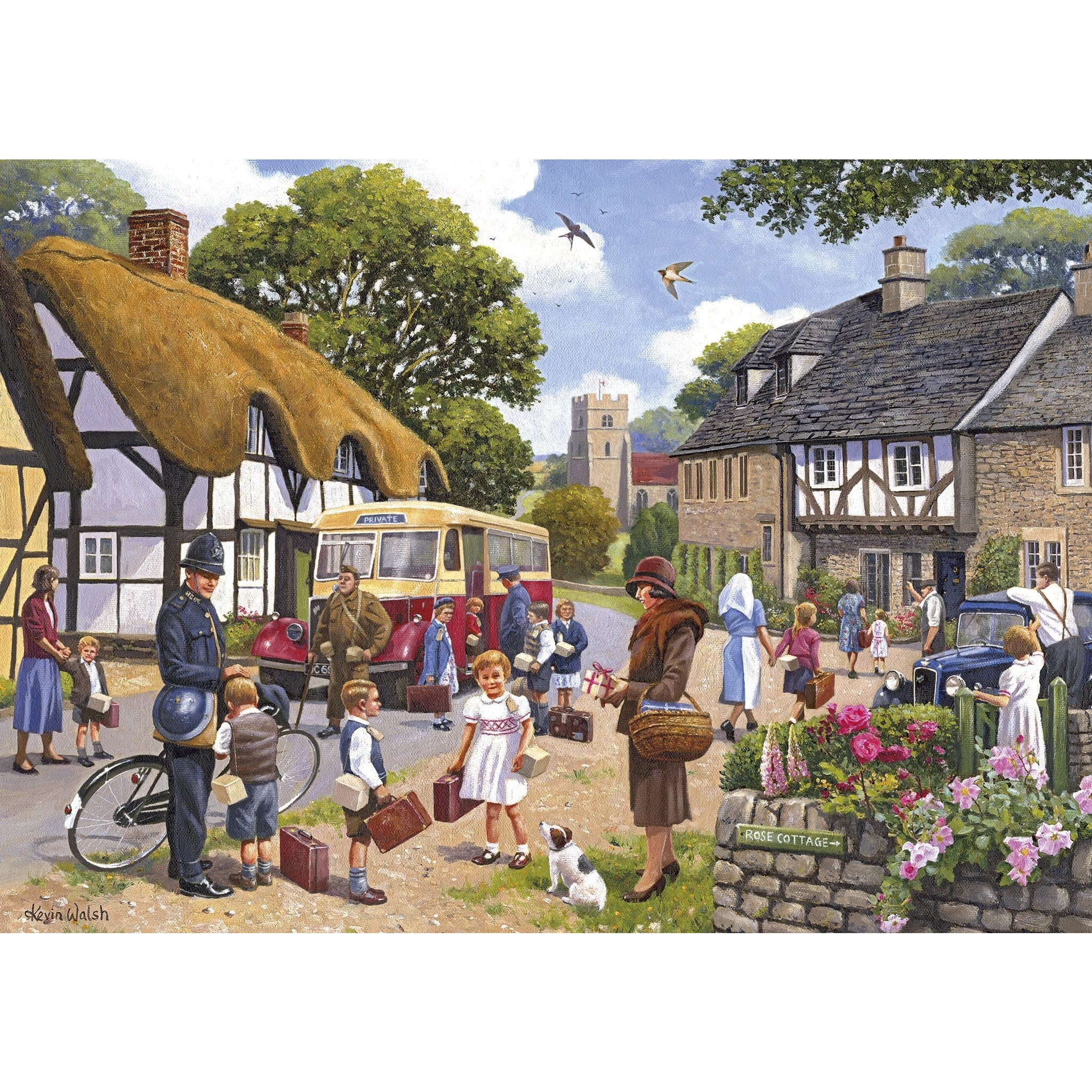 The Evacuees Jigsaws - 4 x 500 Pieces