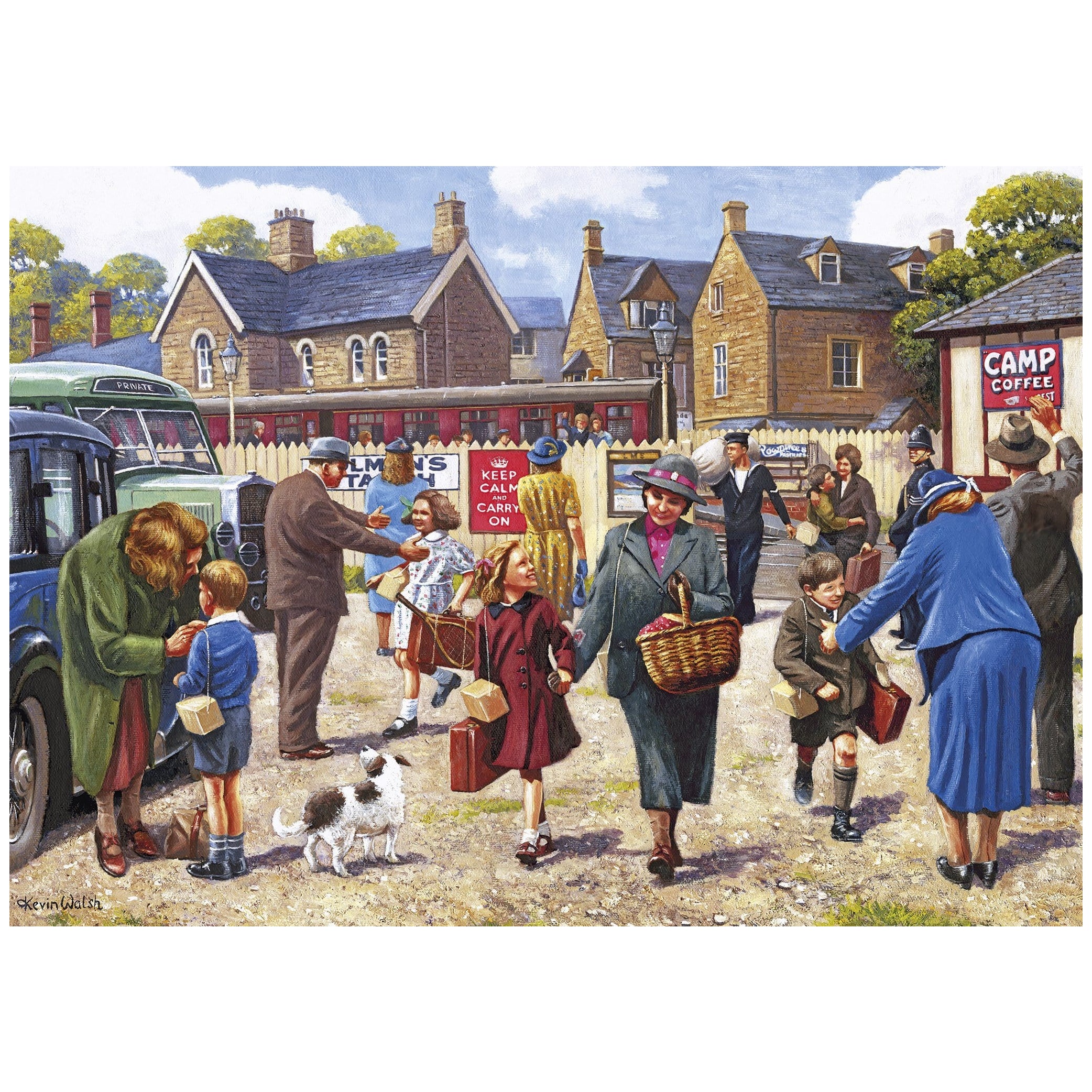 The Evacuees Jigsaws - 4 x 500 Pieces