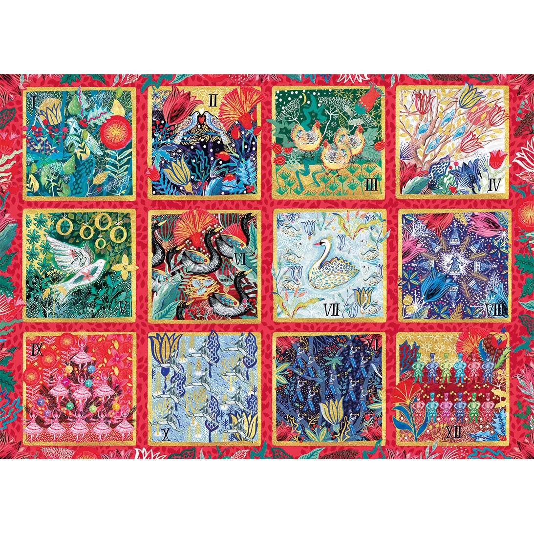 12 Days Of Christmas Jigsaw - 1000 Pieces