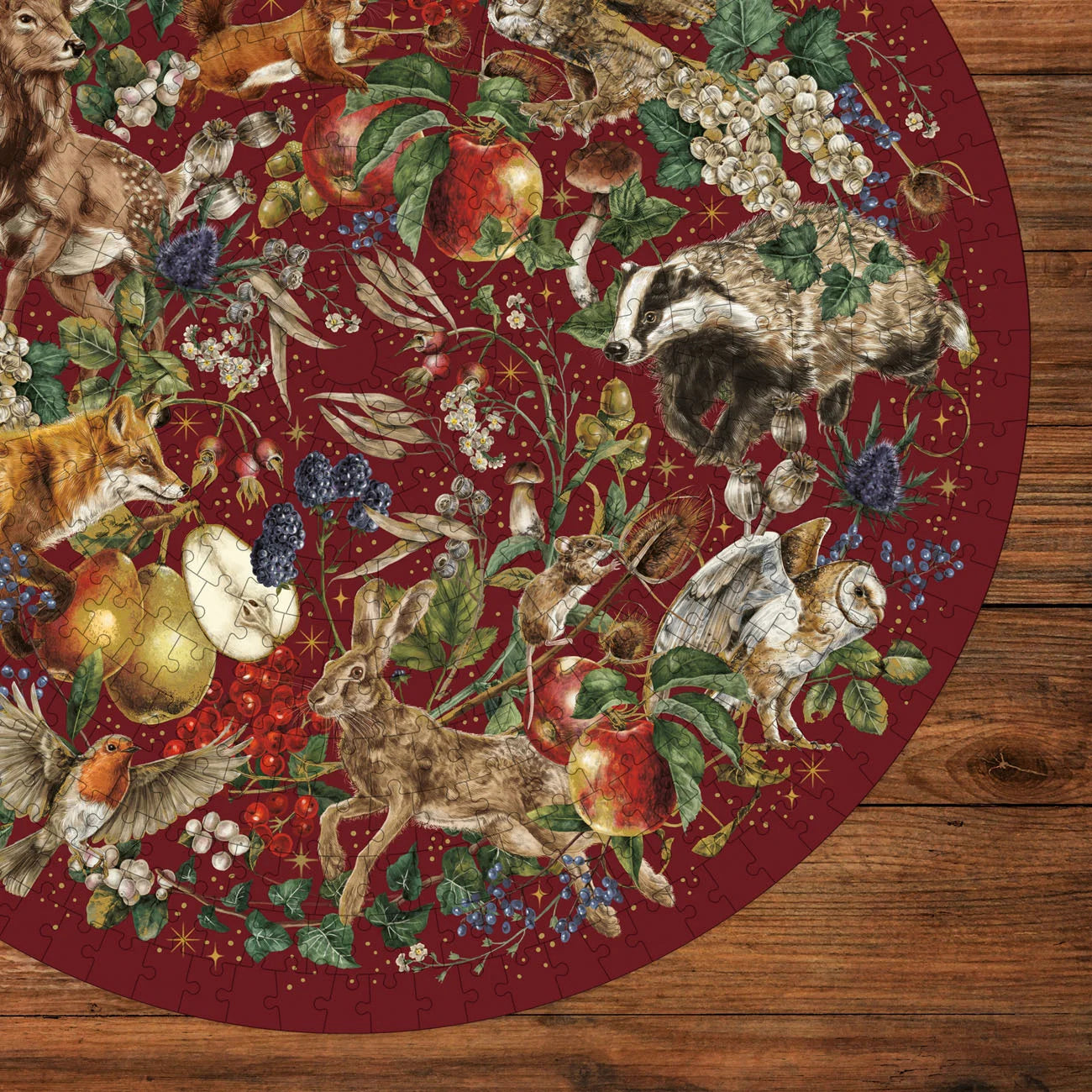 The Art File - Winter Story Circular Jigsaw - 500 Pieces