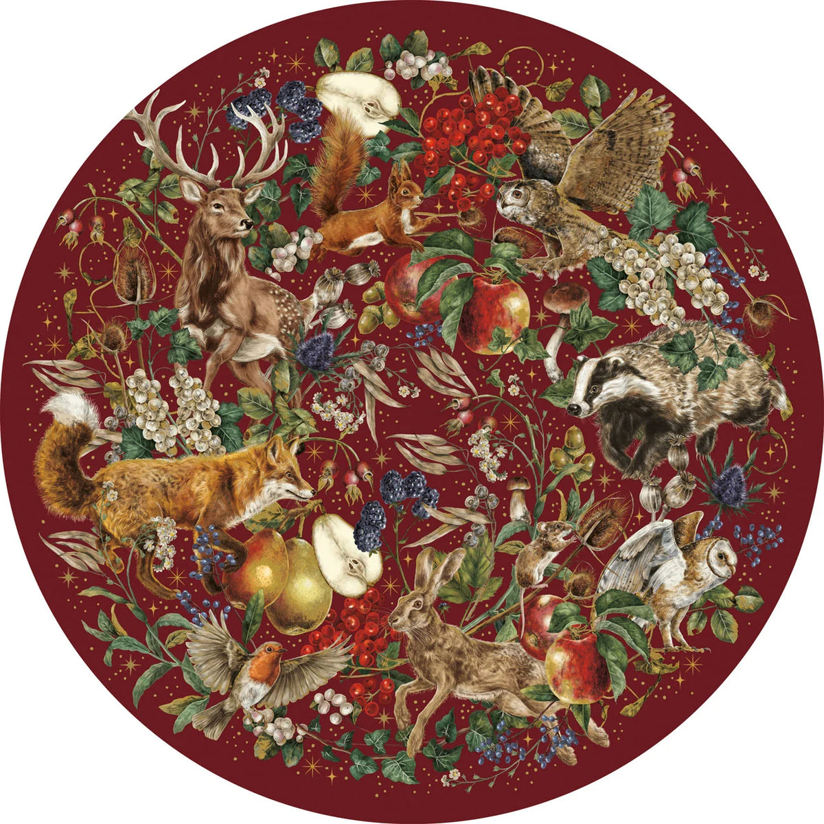 The Art File - Winter Story Circular Jigsaw - 500 Pieces