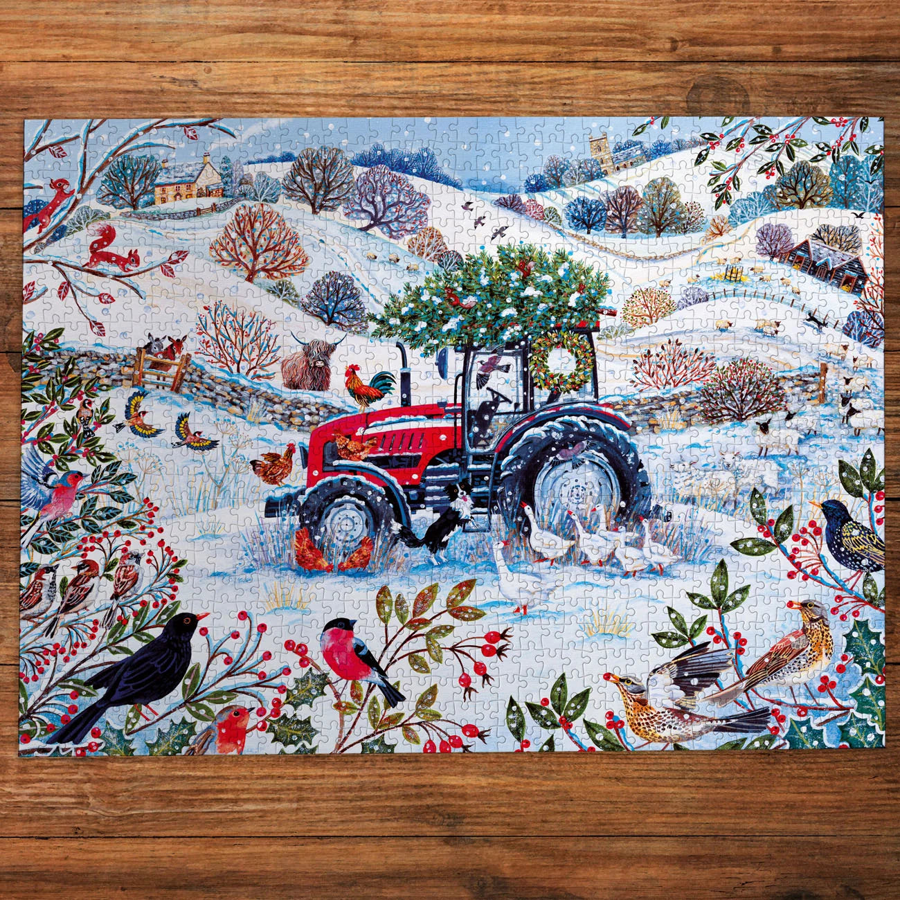 Festive Farm Jigsaw Puzzle
