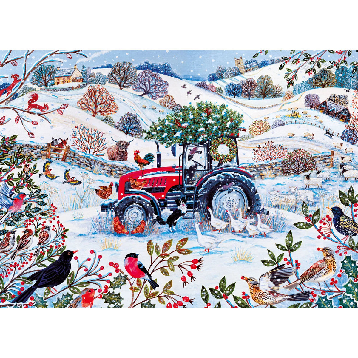 Festive Farm Jigsaw Puzzle