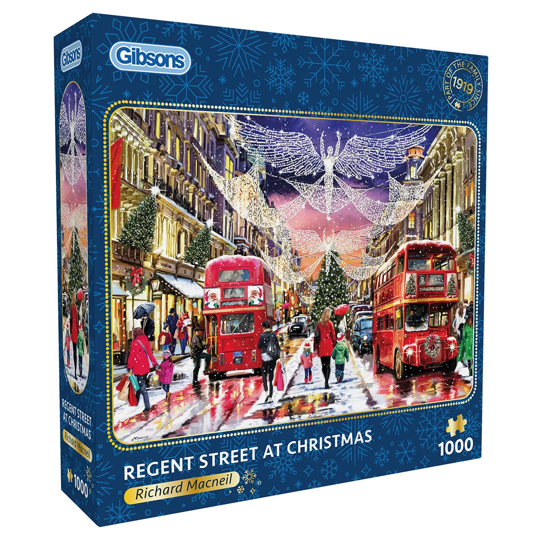Regent Street At Christmas Jigsaw - 1000 Pieces