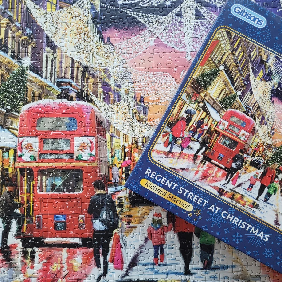Regent Street At Christmas Jigsaw - 1000 Pieces