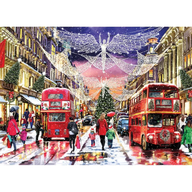 Regent Street At Christmas Jigsaw - 1000 Pieces