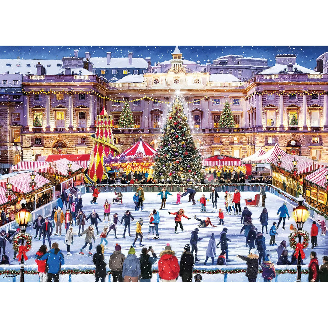 Skating At Somerset House Jigsaw - 1000 Pieces