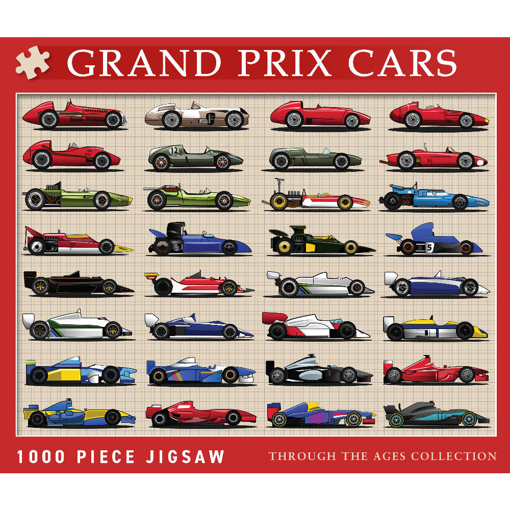 Grand Prix Racing Cars Jigsaw - 1000 Pieces