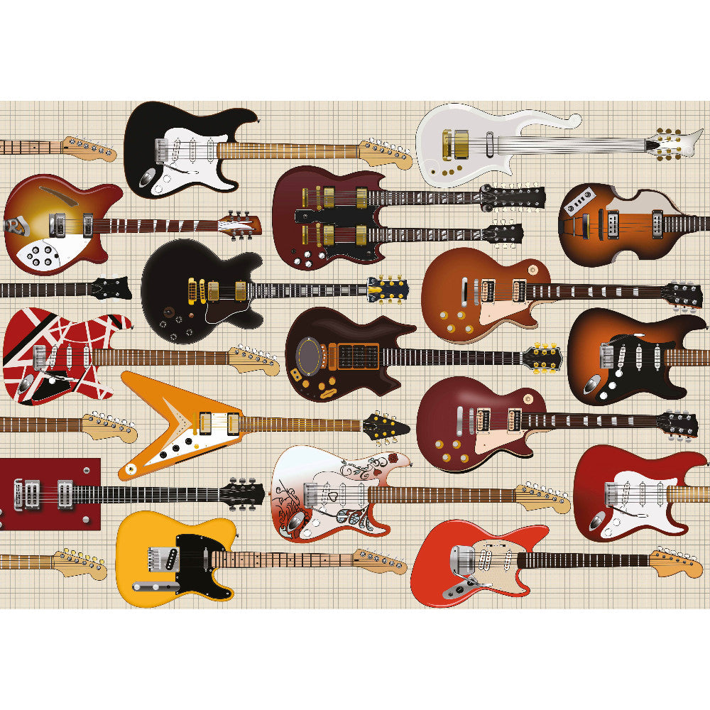 Guitars Jigsaw - 1000 Pieces