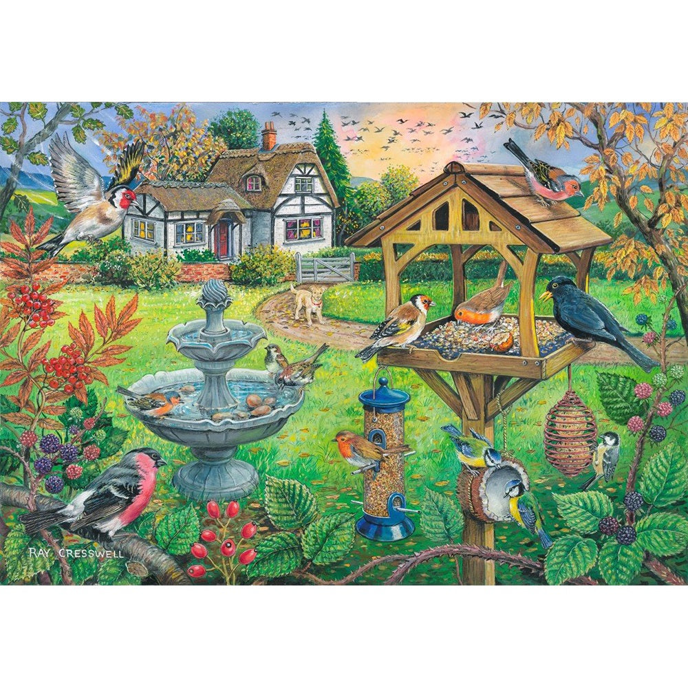 Bird Table Jigsaw - 500 XL Pieces