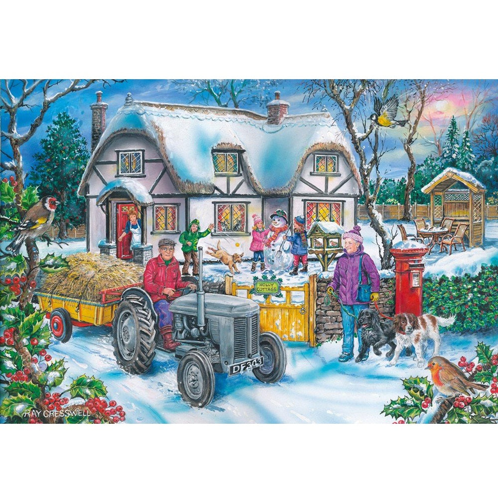 Holly Cottage Jigsaw - 1000 Pieces