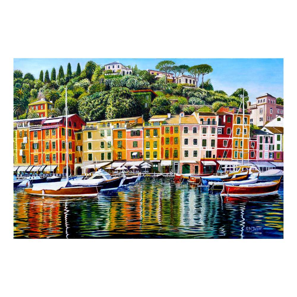 Portofino on Reflection Jigsaw - 1000 Pieces