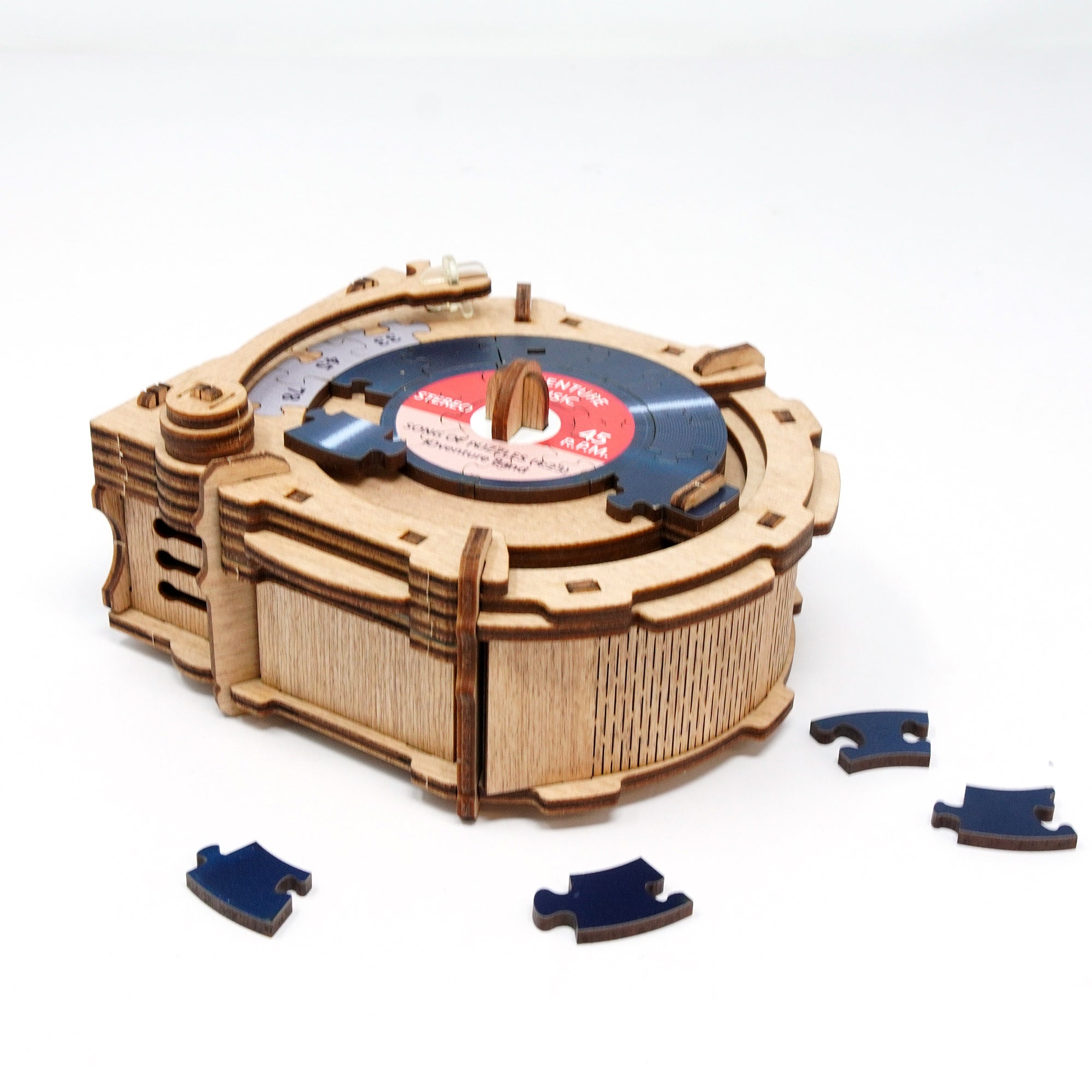 Record Player Puzzle Box