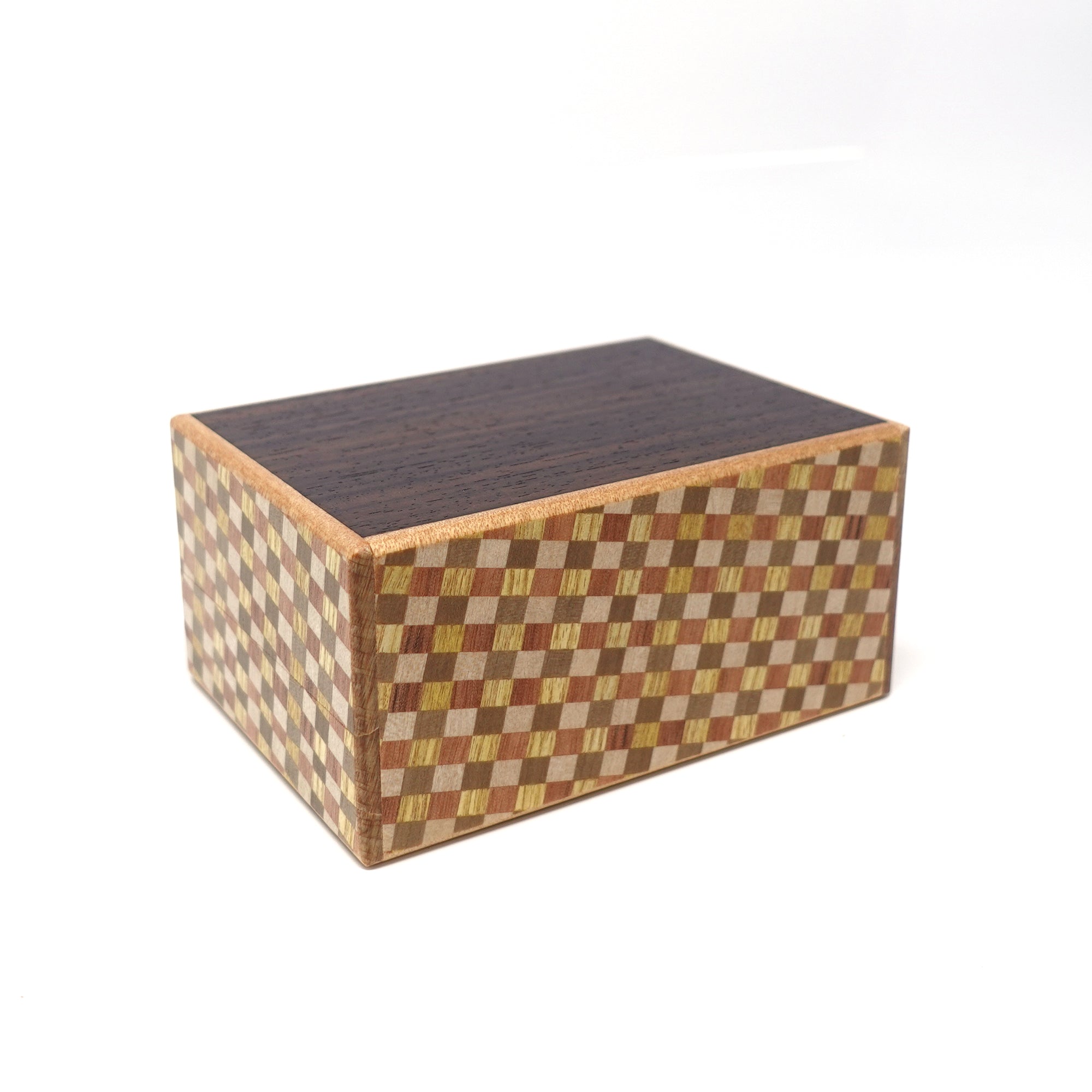 Japanese Puzzle Box - 4.2 Sun 27 Steps - Rosewood/ Ichimatsu