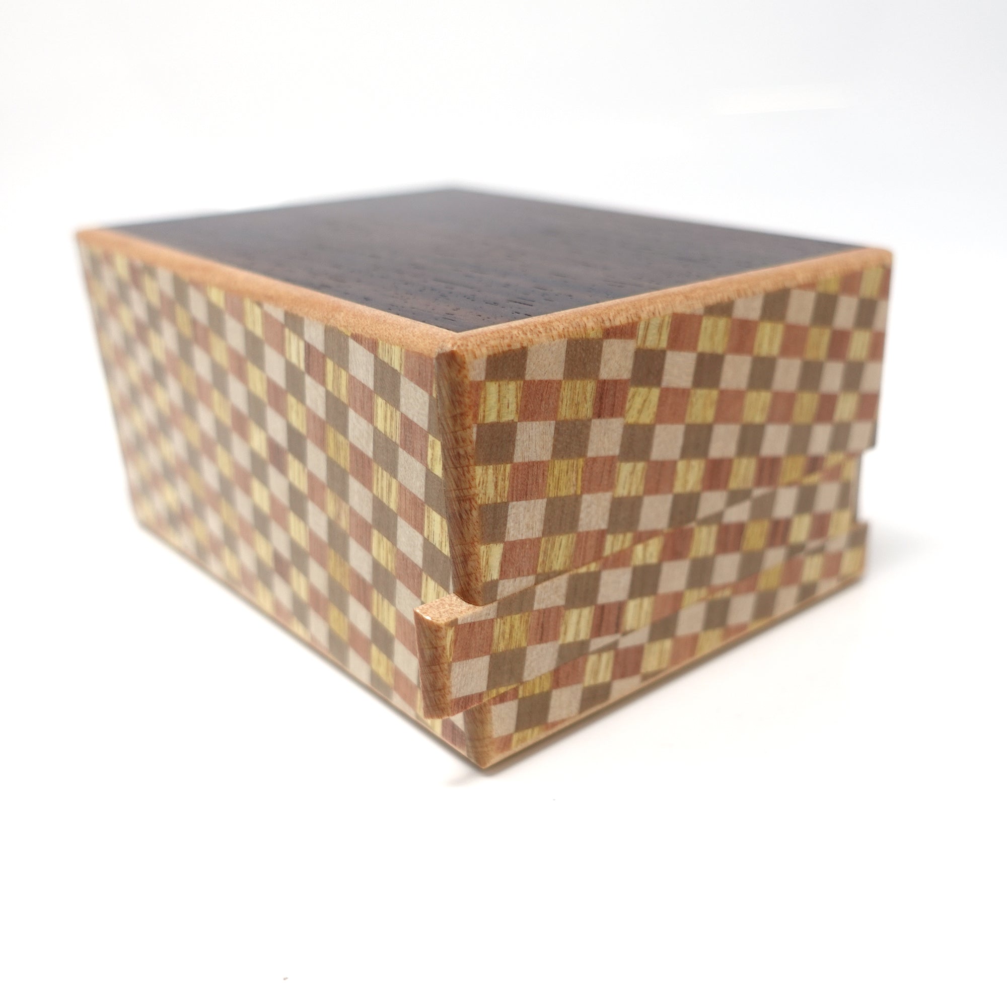 Japanese Puzzle Box - 4.2 Sun 27 Steps - Rosewood/ Ichimatsu