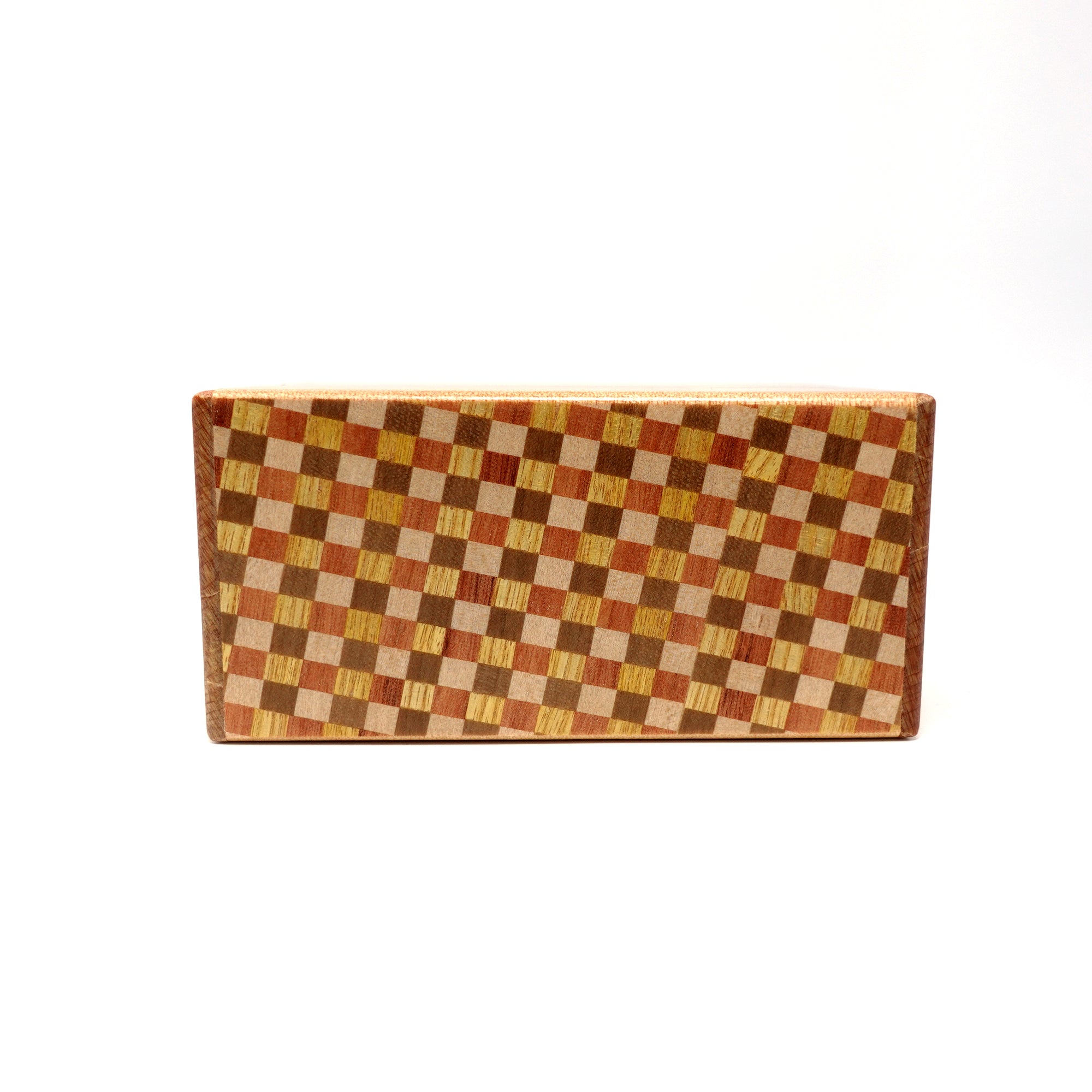 Japanese Puzzle Box - 4.2 Sun 27 Steps - Natural Wood/ Ichimatsu