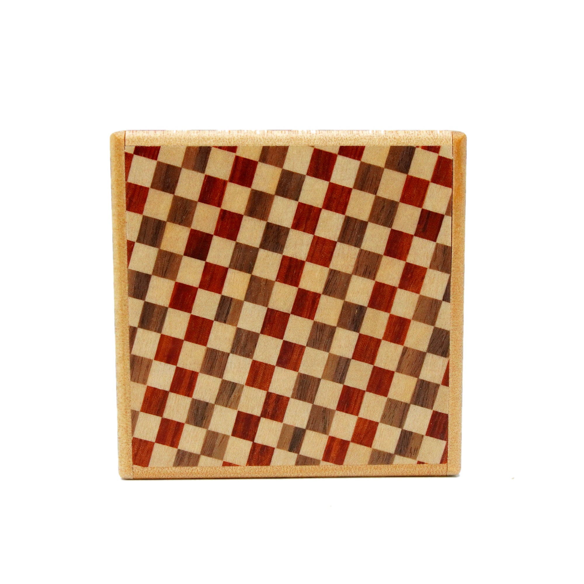 Japanese Puzzle Box - 3 Sun Cube 14 Steps - Ichimatsu