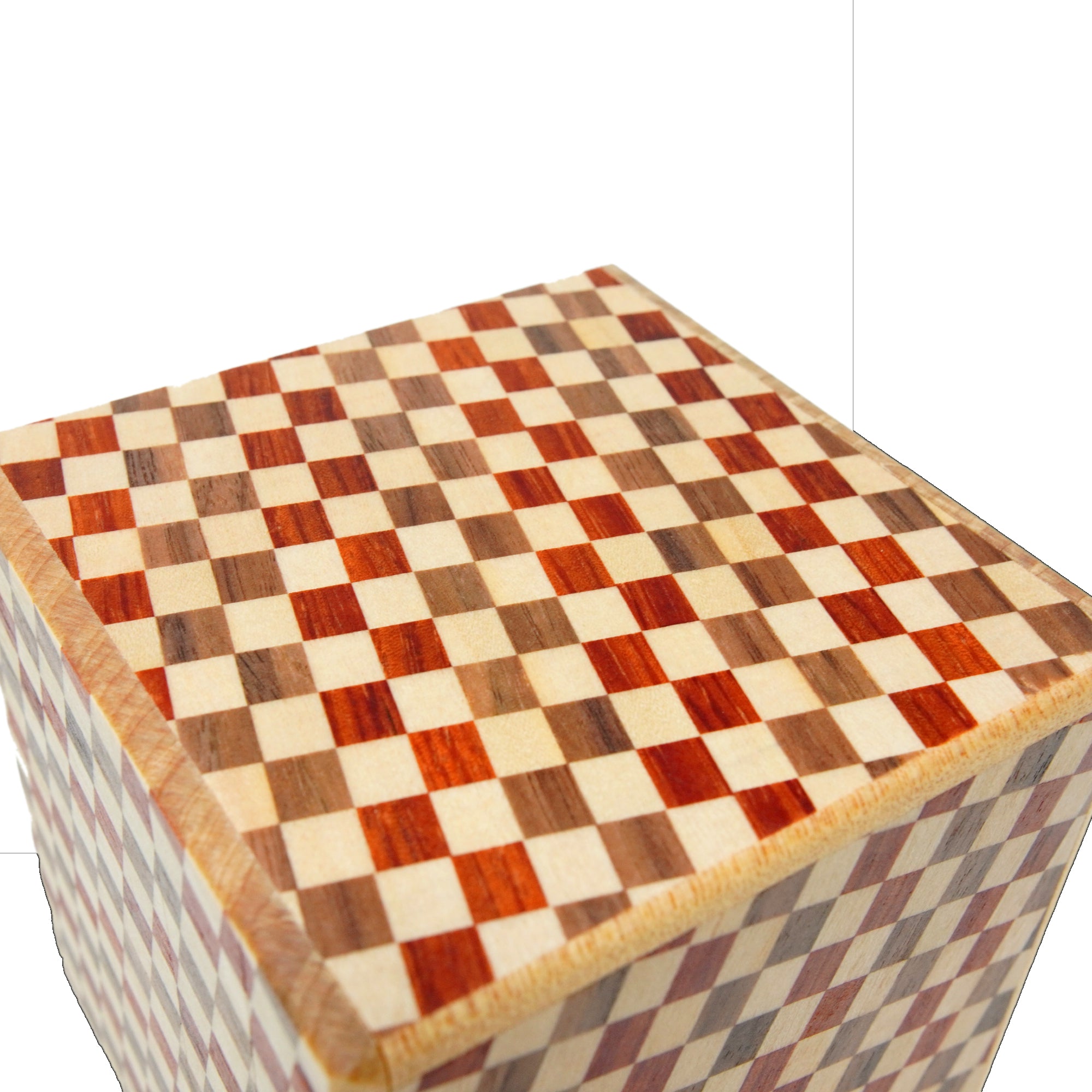 Japanese Puzzle Box - 3 Sun Cube 14 Steps - Ichimatsu