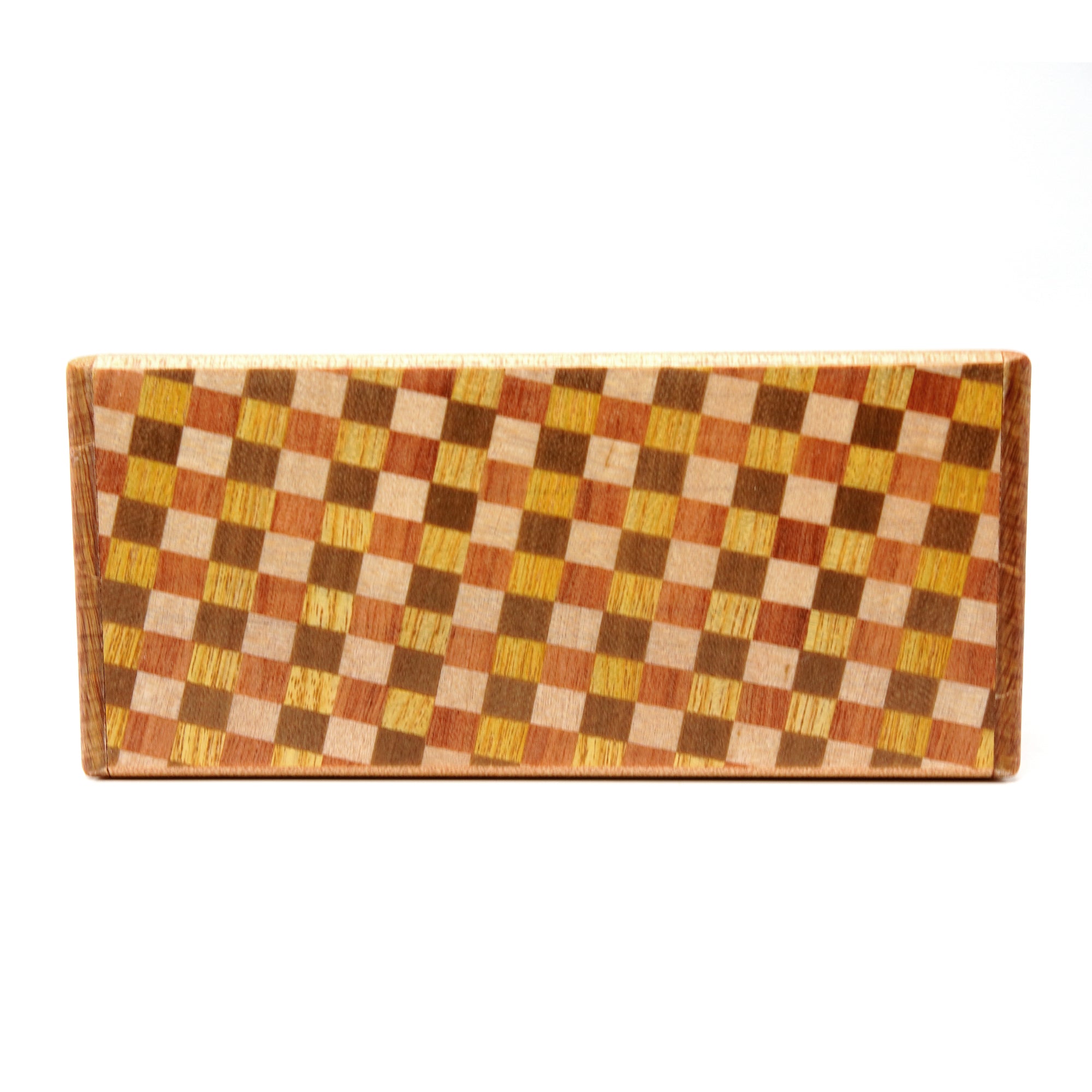 Japanese Puzzle Box - 4 Sun 27 Steps - Zebra Wood/ Ichimatsu