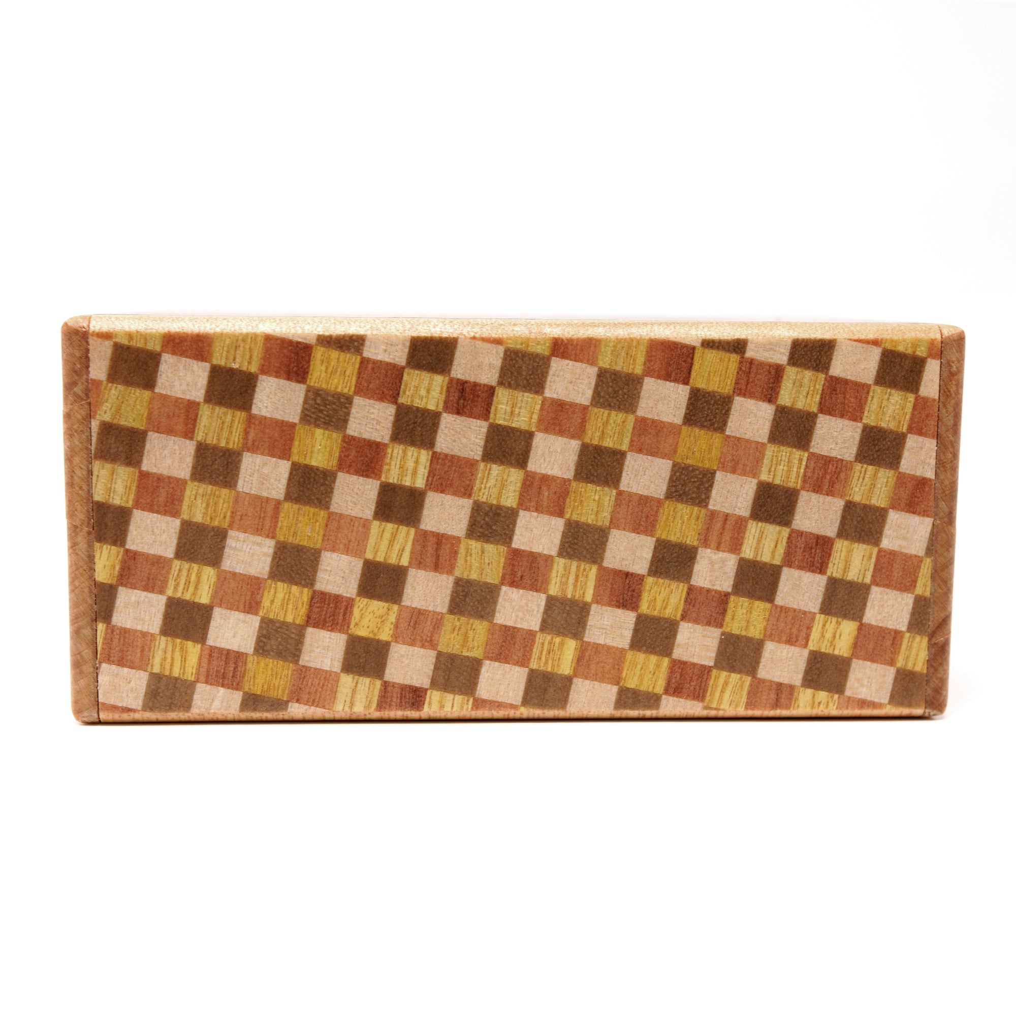 Japanese Puzzle Box - 4 Sun 18 Steps - Walnut/ Ichimatsu