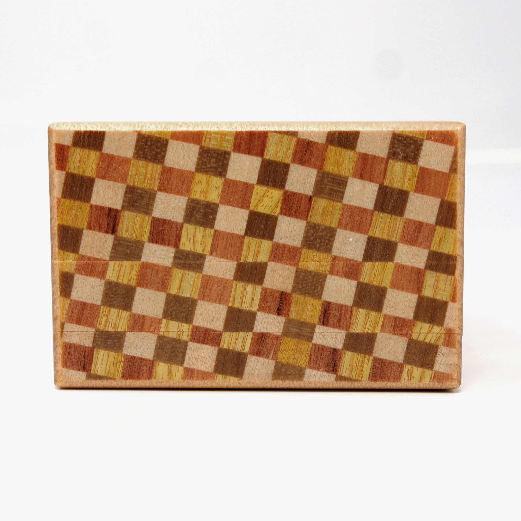 Japanese Puzzle Box - 4 Sun 27 Steps - Walnut/ Ichimatsu