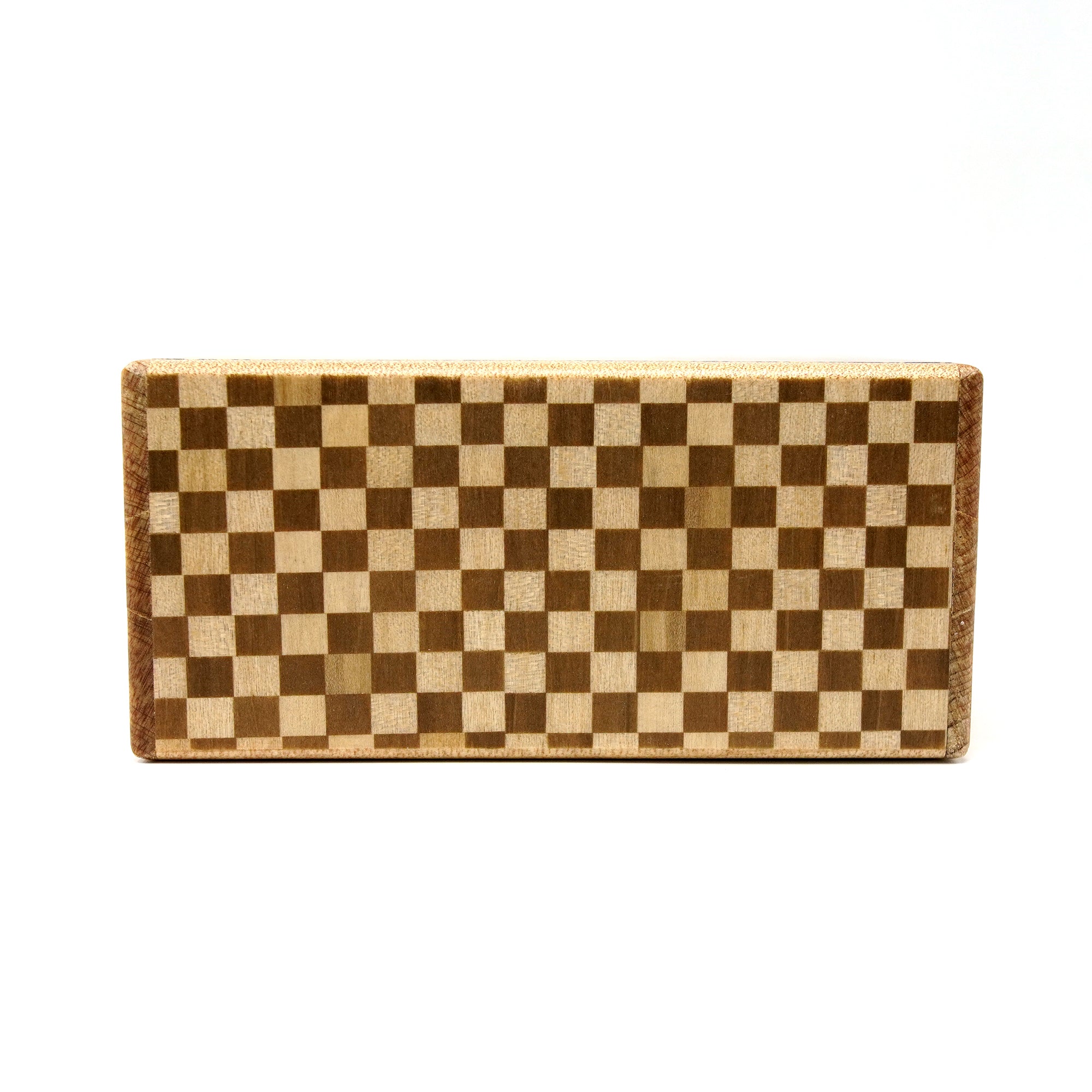 Japanese Puzzle Box - 4 Sun - 4 Compartment - Yosegi/ Ichimatsu
