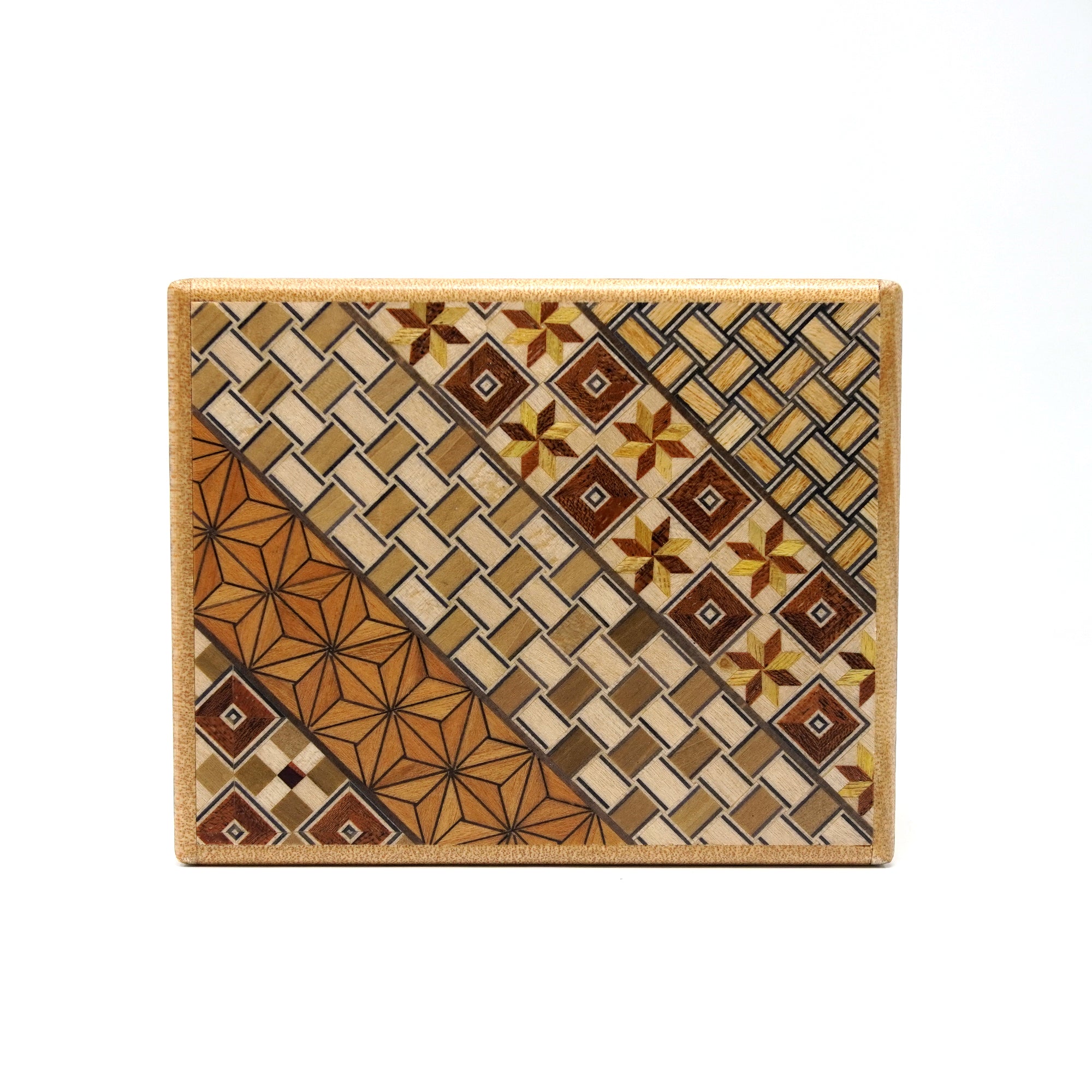 Japanese Puzzle Box - 3.6 Sun 11 Steps - Yosegi/ Ichimatsu