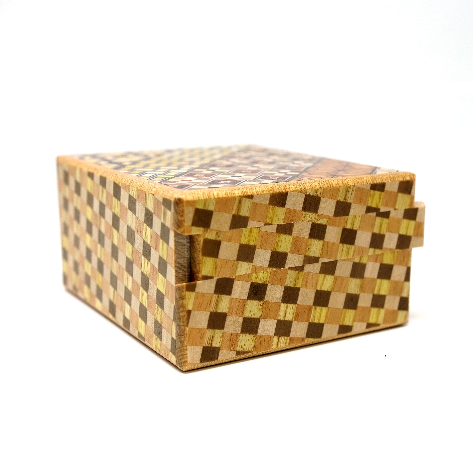 Japanese Puzzle Box - 3.6 Sun 11 Steps - Yosegi/ Ichimatsu