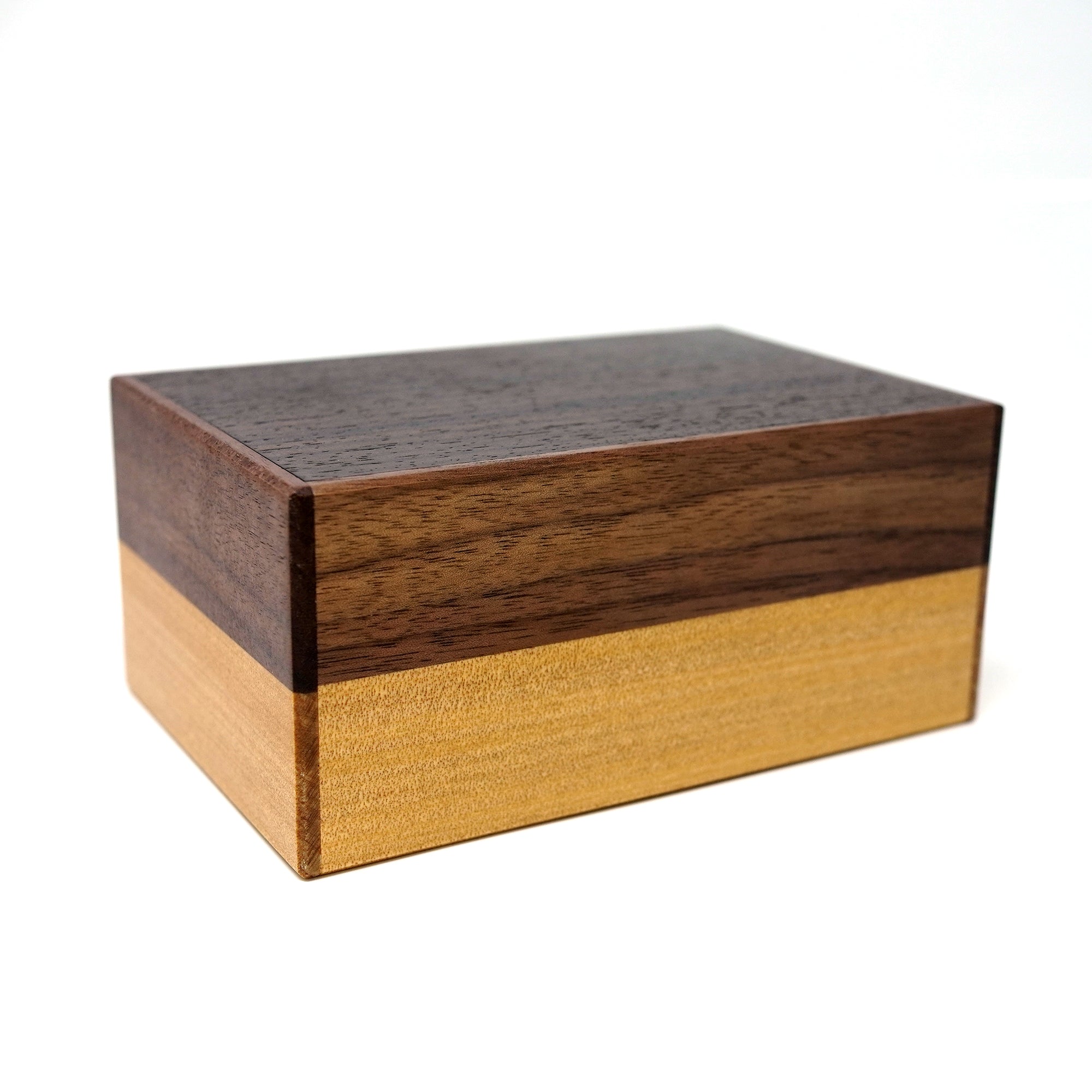 Japanese Puzzle Box - 5 Sun 7 Steps - Rosewood/ Walnut