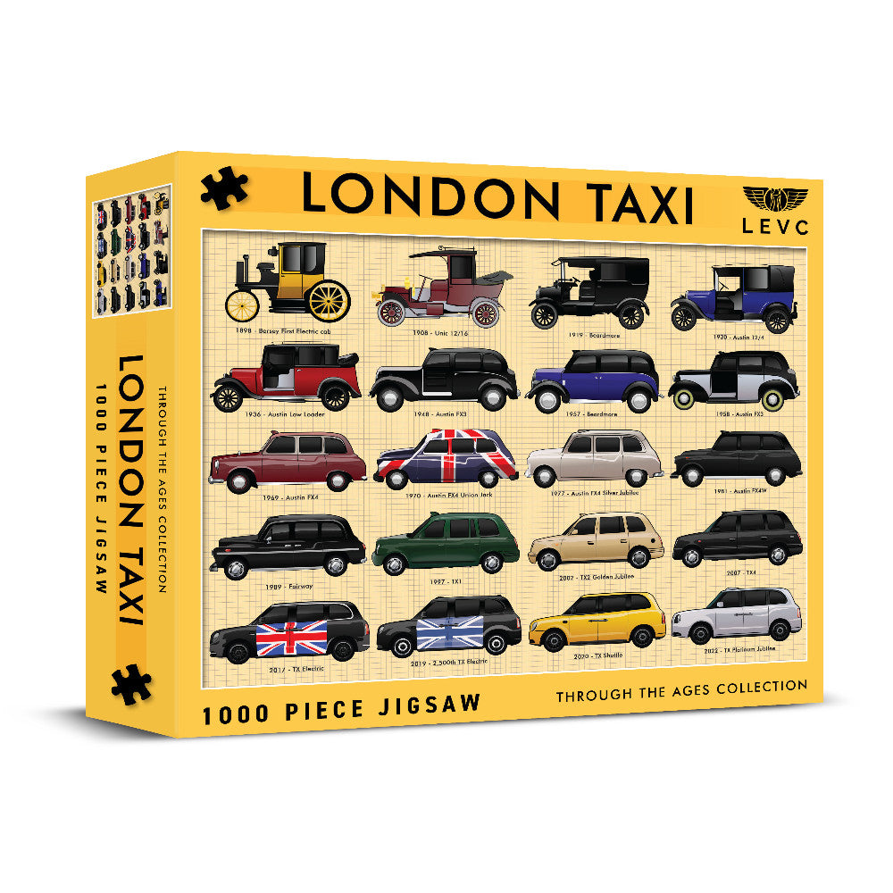 London Taxis Jigsaw - 1000 Pieces