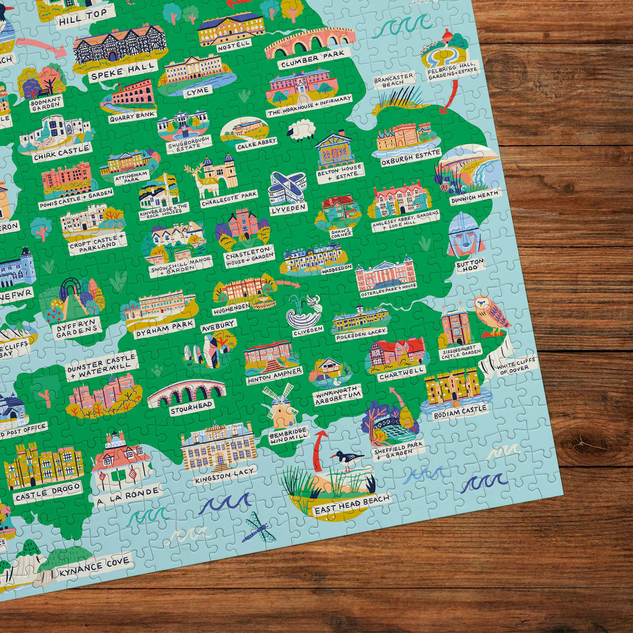 National Trust: Across The Land Jigsaw - 500 Pieces